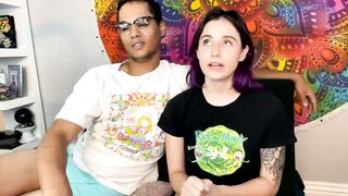 nerdy_dirty_couple - [Chaturbate] Naughty female orgasm Web Model