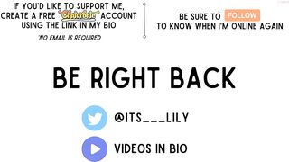 its_lily - [Chaturbate] first time Ticket Show home alone