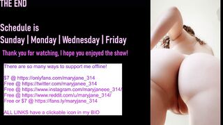 maryjane_314 - [Chaturbate] Super striptease Horny