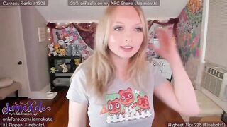 JennaKate - [Myfreecams] summing Livecam Rubbing Pussy