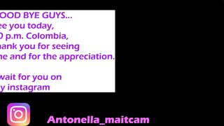 antonella_mait_ - [Chaturbate] Big Tip Goal Free Watch girl alone