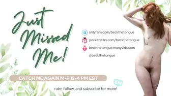 Beckthetongue - [Chaturbate] Fantastic Boobs Twerking Awesome