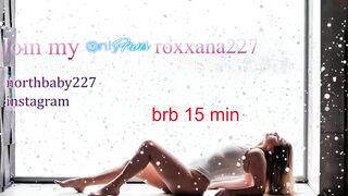 roxxana227 - [Chaturbate] Fantastic Boobs Fingering Big Tip Goal