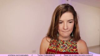 cutenataly - [Chaturbate] Horny Fantastic Boobs Flashing Ass