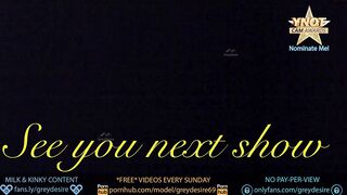 greydesire69 - [Chaturbate] Ticket Cum Video licking Fisting Pussy