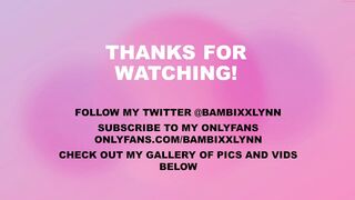 bambixxlynn - [Chaturbate] Flashing Ass hole Hidden Show