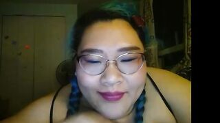 Blueishue - [Chaturbate] Fucks Herself camsex Naked Model