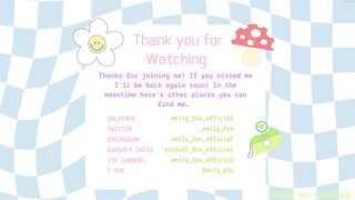 emily_fox_official - [Chaturbate] Gets Dirty College Girl Gorgeous