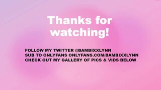 bambixxlynn - [Chaturbate] Twerking awesome Hard Pvt