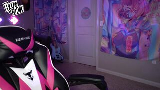 blueasfuck - [Chaturbate] Hot Parts Tru Private Blowjob