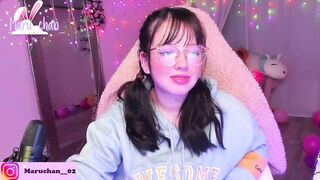 maru_chan_ - [Video] erotic belly deep throat dildo