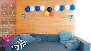 elina_wilgauch - Model Chaturcam balloons Webcast footage glasses perfecttits
