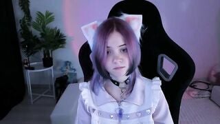 Hikkacat - My Model Stripcam interactive-toys yoga dildo-or-vibrator middle-priced-privates-teens petite-white