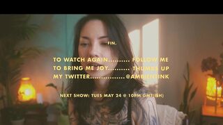 ambientink - [Chaturbate] Rubbing Pussy Pretty Cam Model Slutty