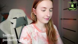 pocketrocket_ - [Chaturbate] Flashing Ass closeup Fisting Pussy