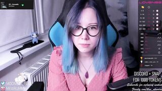 blue_mooncat - [Chaturbate] Live Show Cute WebCam Girl Ticket Cum Video